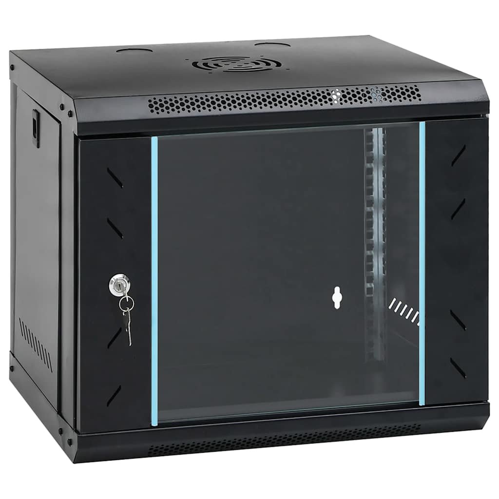 9U Wall Mounted Network Cabinet 19" IP20 20.9x15.7x17.7"