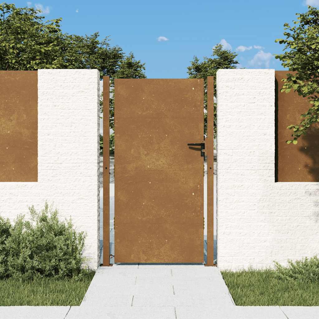 Garden Gate 100x200 cm Corten Steel