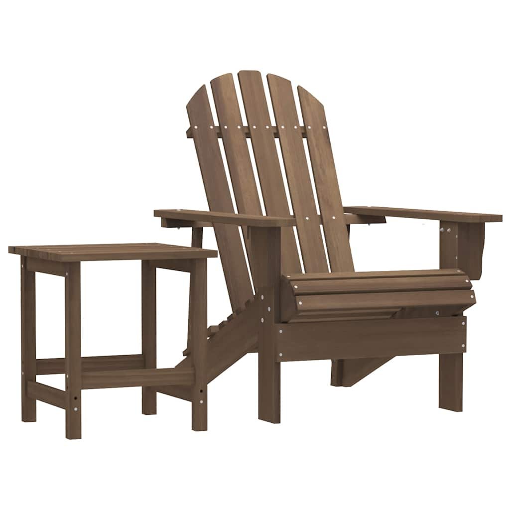 Garden Chair | Brown | Solid fir wood | 69.5 x 86.5 x 89.5 cm