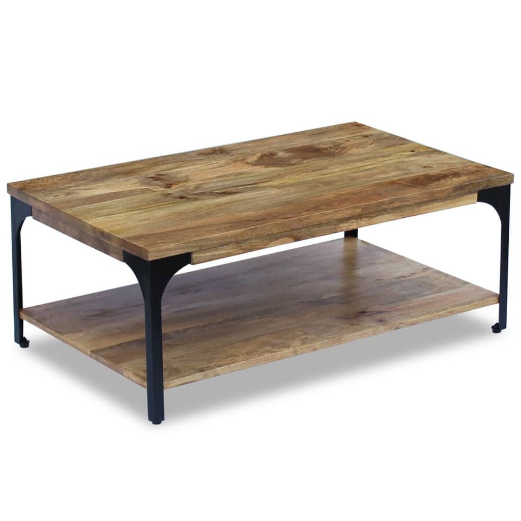 Coffee Table Natural Mango Mango Wood, Steel