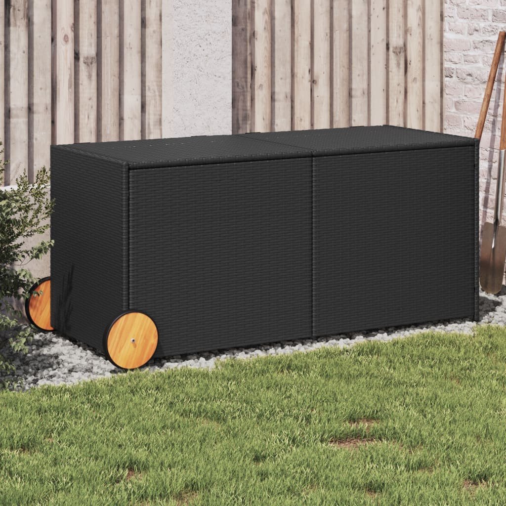 Garden Storage Box Black