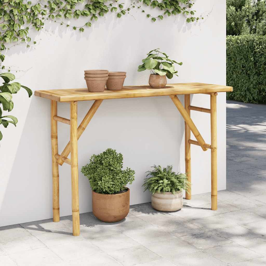 Console Table 115x39x72" Bamboo