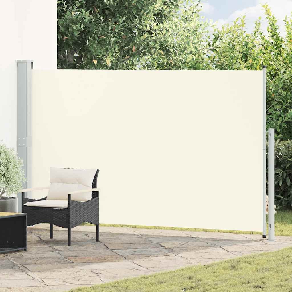 Patio Retractable Side Awning 180x300 cm Cream