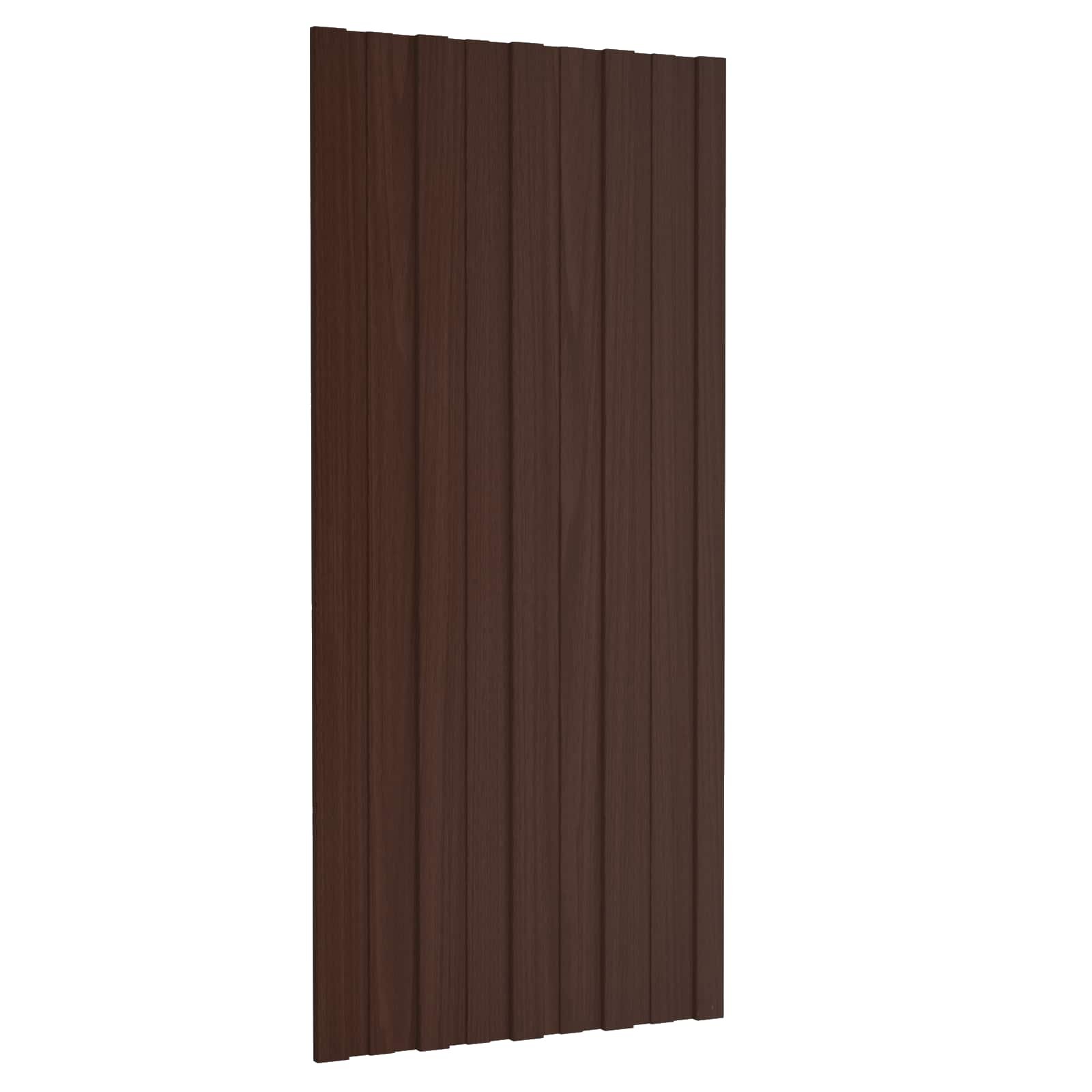 Roof Panel 36 pcs Brown 39.37 x 17.72 in Galvanised steel