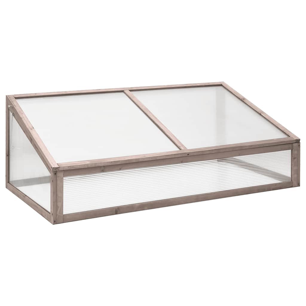 Greenhouse Grey 110x56x39 cm Fir Wood