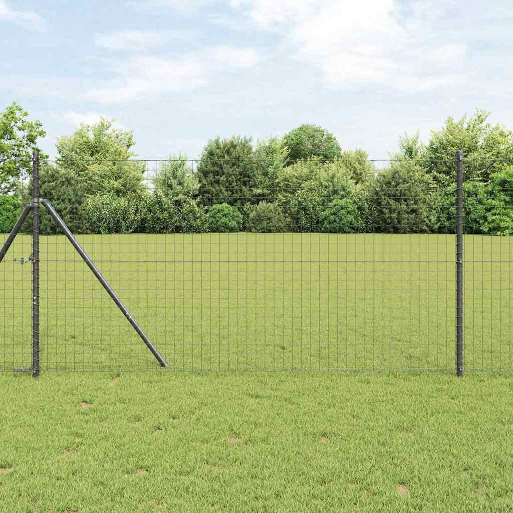 Euro Fence Grey 1.2 x 10 m PVC-coated iron