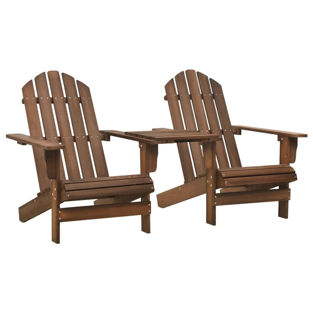 Garden Chair | Brown | Solid fir wood | Standard | Ergonomic