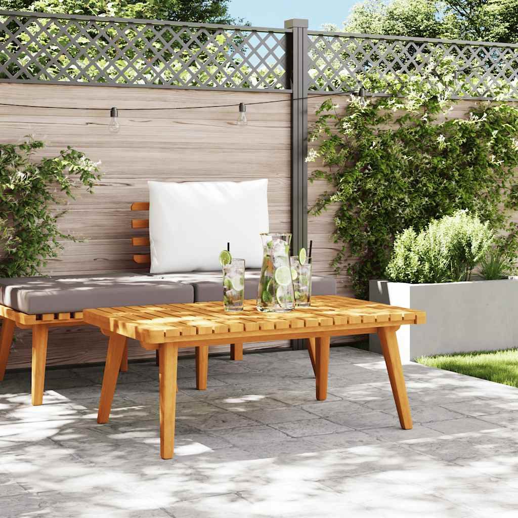Garden Coffee Table Golden brown Solid acacia wood
