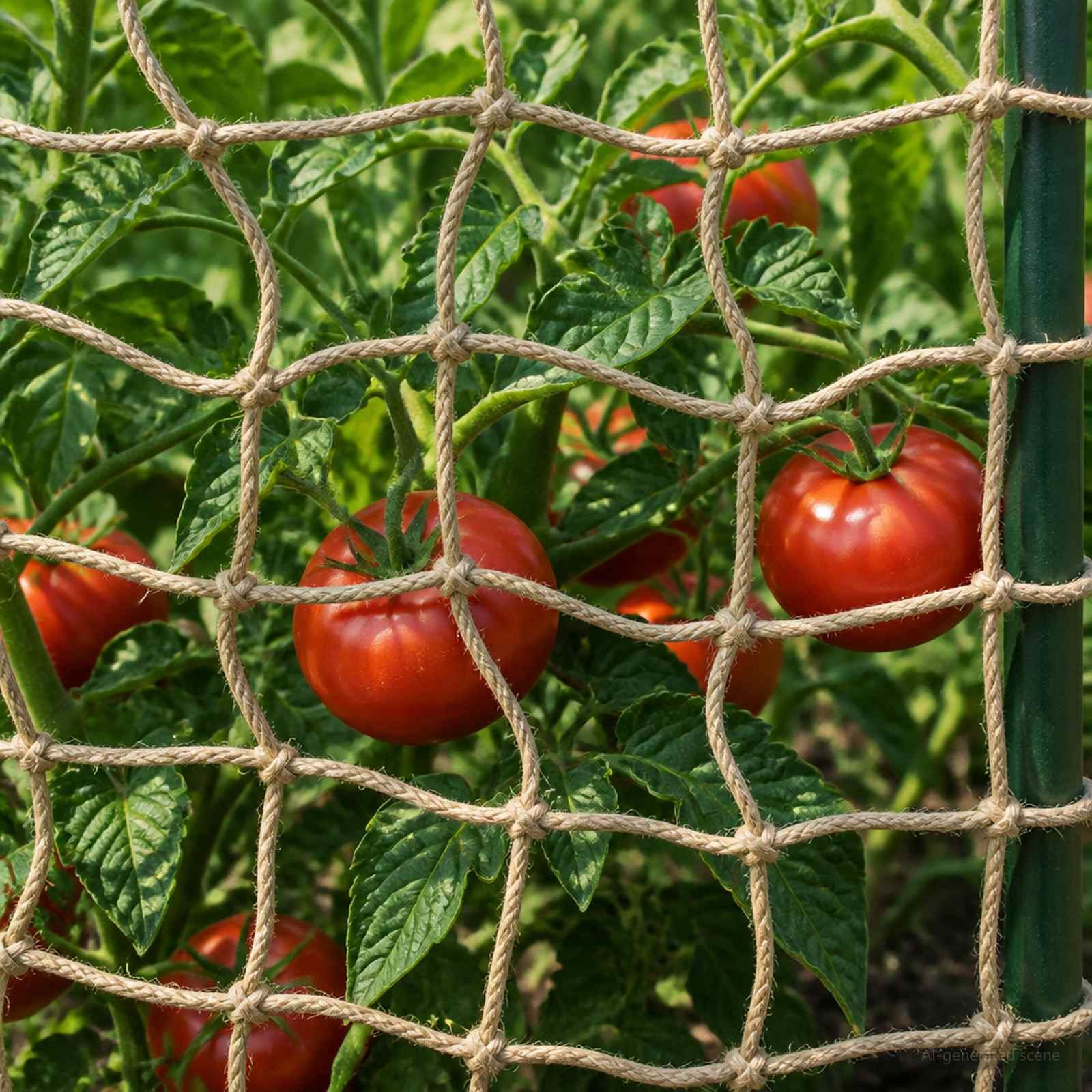 Jute Plant Support Netting Natural 2 x 5 m 100% Tossa Jute