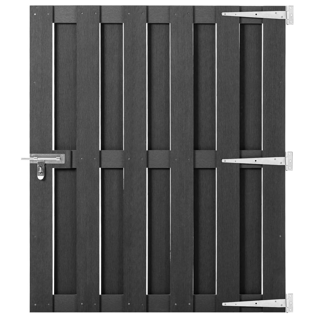 vidaXL Garden Gate WPC 39.4"x44.1" Gray