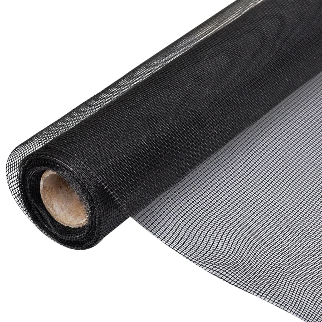 Mesh Screen Fiberglass 3'3" x 16'4" Black