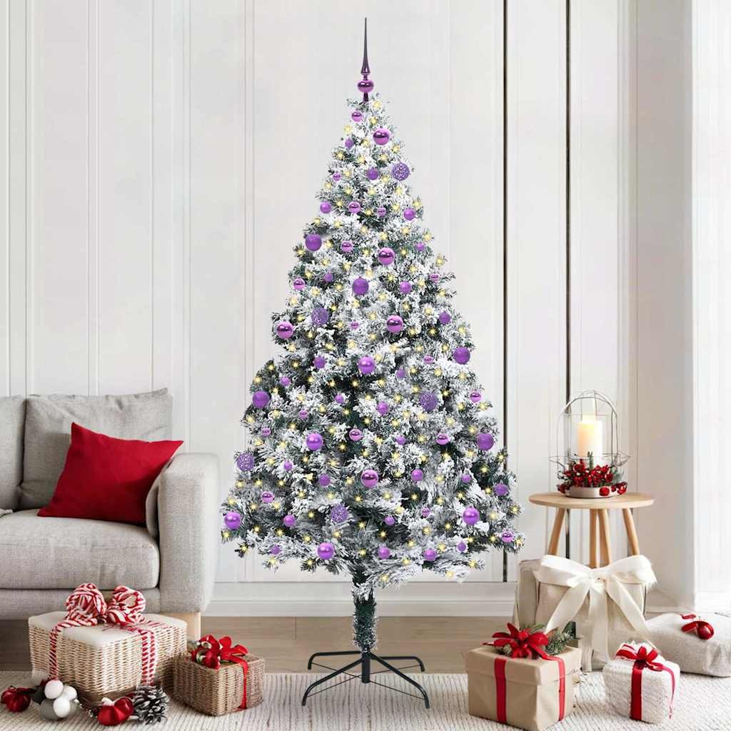 Artificial Christmas Tree White 210 cm