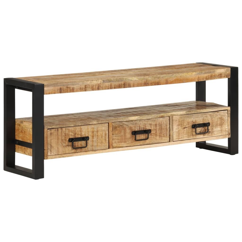 TV Stand 47.2"x11.8"x17.7" Solid Wood Mango