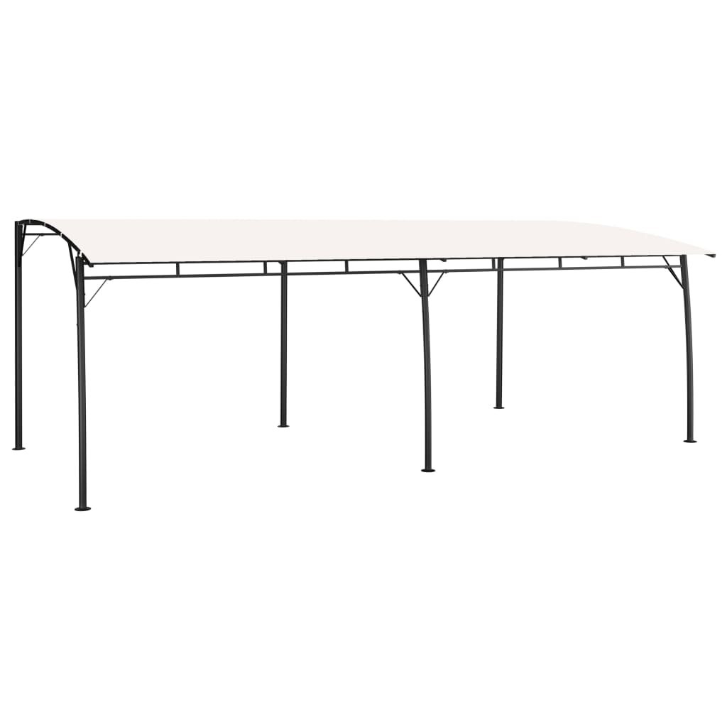 Sunshade awnings 6 x 3 x 2.55 m Cream