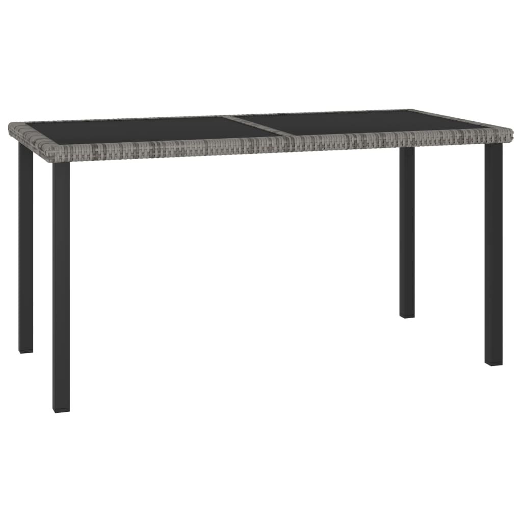 Garden Dining Table Grey