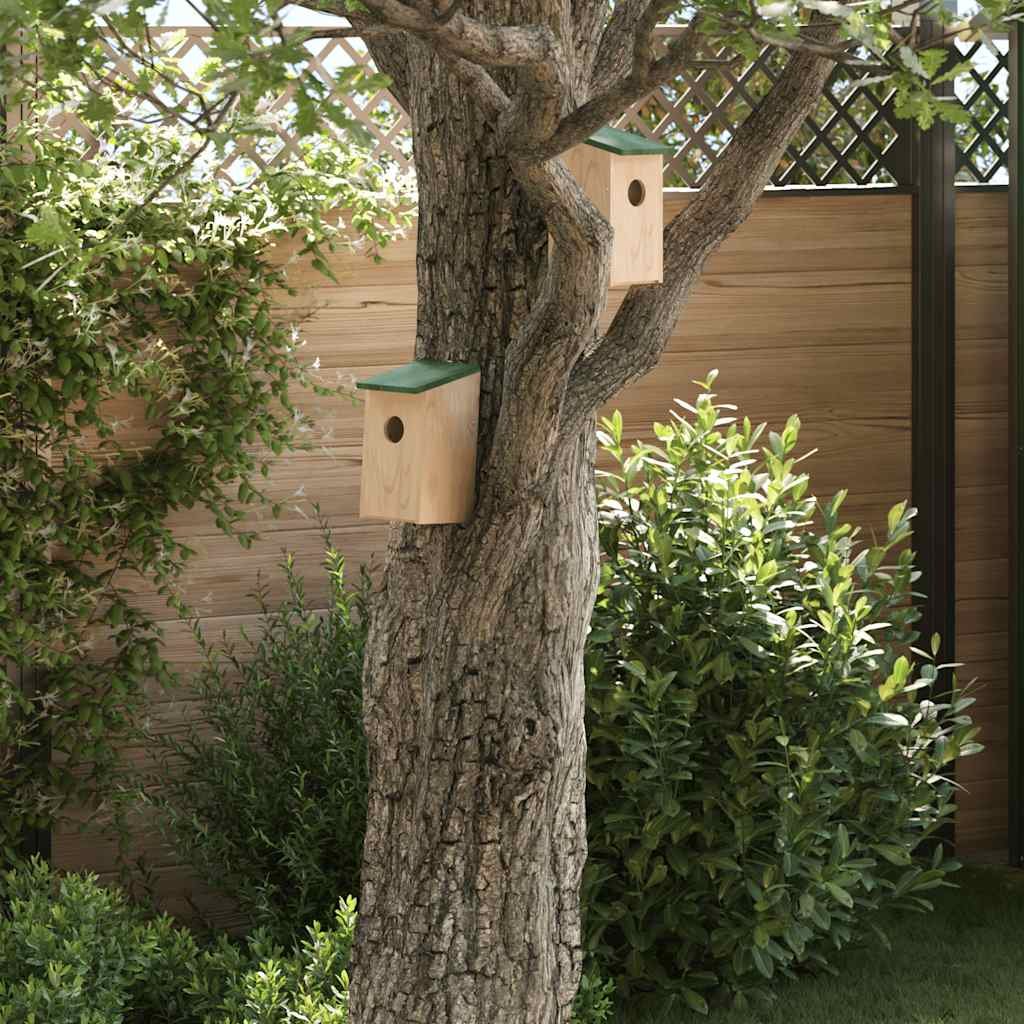 Bird Houses 10 pcs Solid Firwood 4.7"x4.7"x8.7