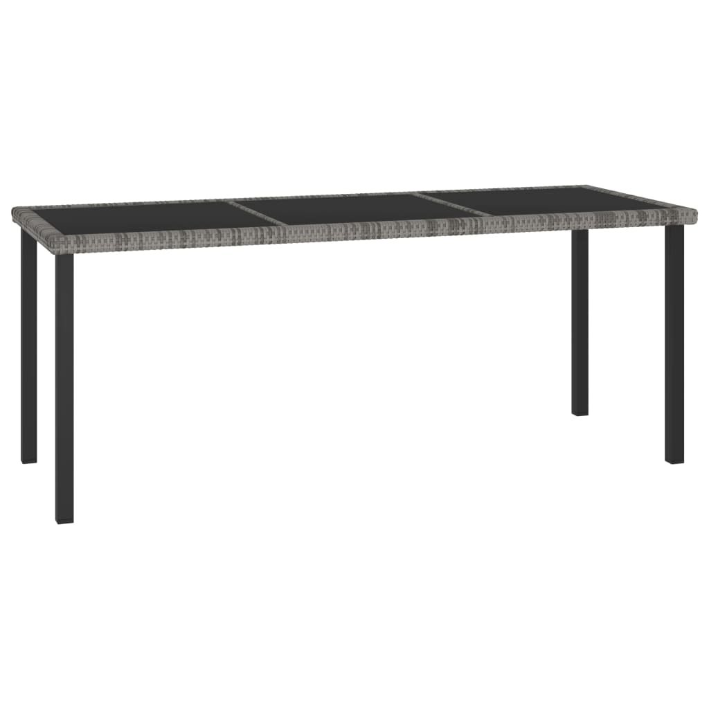 Garden Dining Table Grey