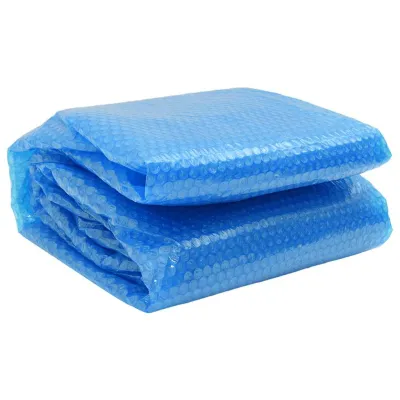 Floating Round PE Solar Pool Film 381 cm Blue