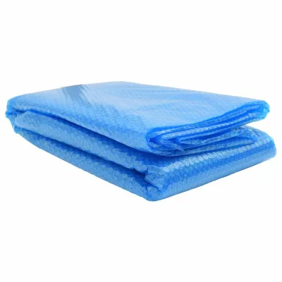vidaXL Pool Cover Blue Polyethylene Large Foldable