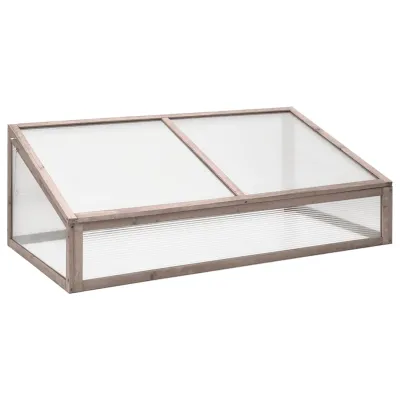 Greenhouse Grey 110x56x39 cm Fir Wood