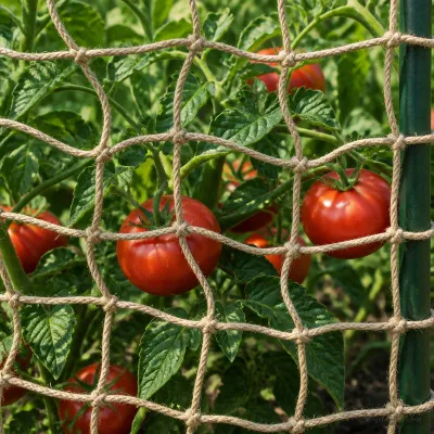 Jute Plant Support Netting Natural 2 x 5 m 100% Tossa Jute