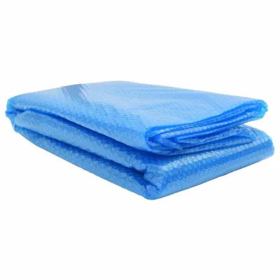 vidaXL Pool Cover Blue PE with air chambers 216.1 x 107.9 in Durable