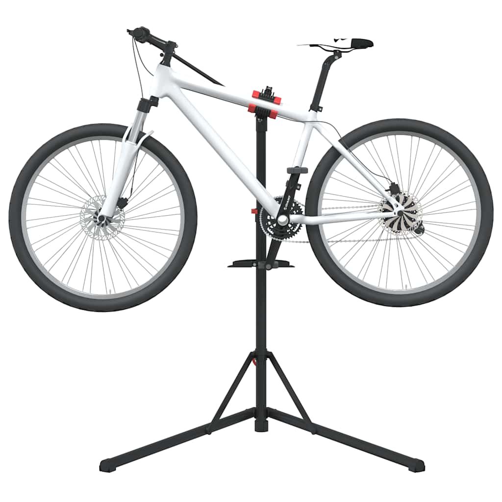 Bike Repair Stand Foldable Adjustable 92-152 cm Red Steel