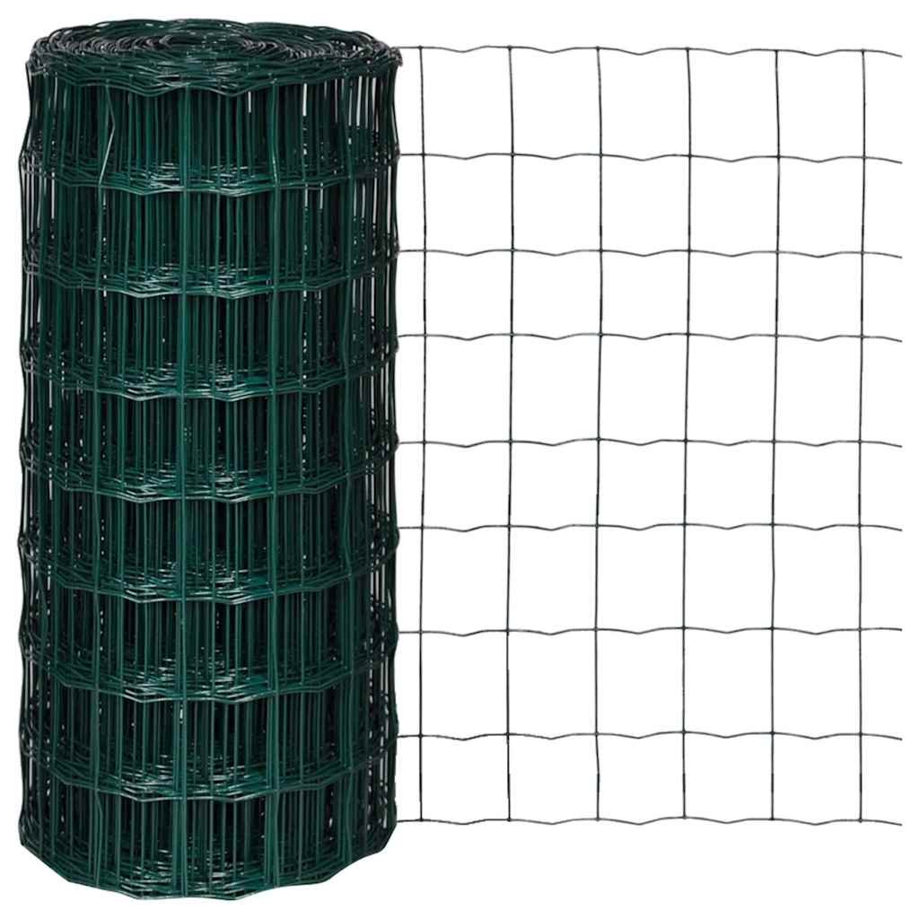 Fence Panels PVC-coated iron Green