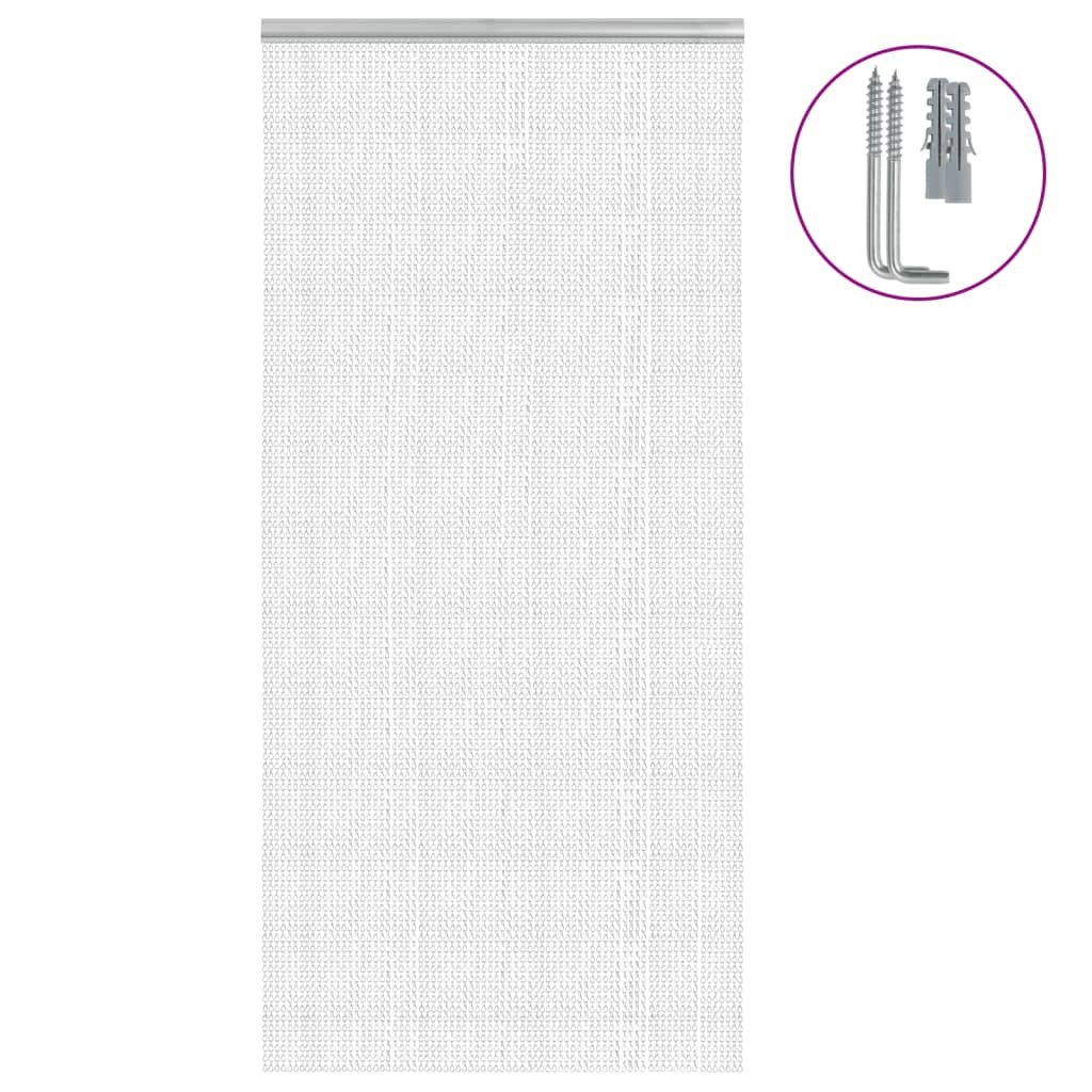 Chain Door Fly Screen 39.4x83.5" Aluminium